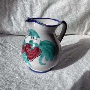 Small Strawberry Pitcher / Creamer